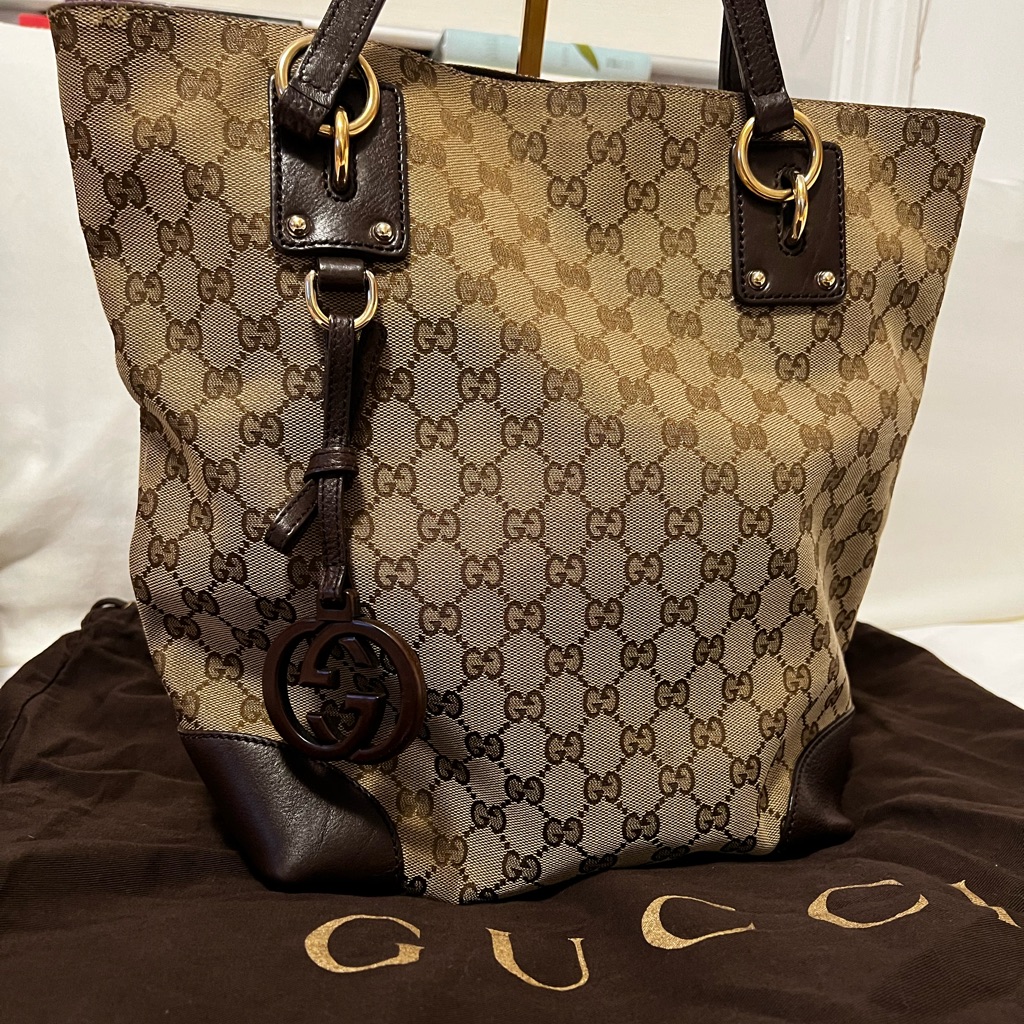 Pre-Loved Gucci Tote Dust Bag Included